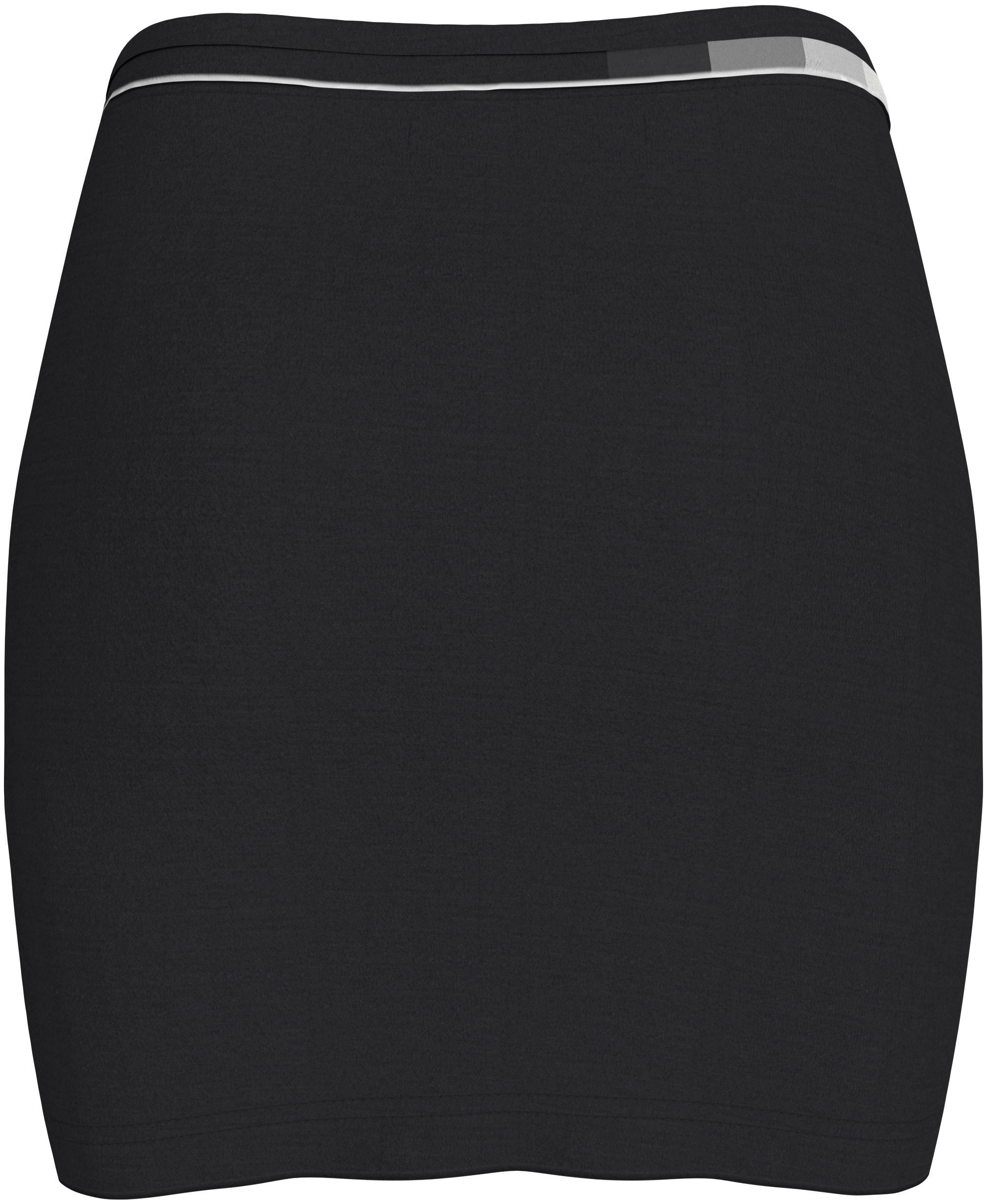 Calvin Klein Jeans Minirock »SLUB RIB MINI SKIRT« mit Logopatch