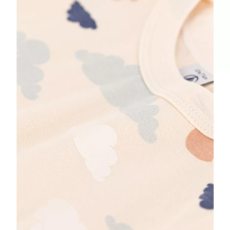 Petit Bateau T-Shirt Weiß Avalanche