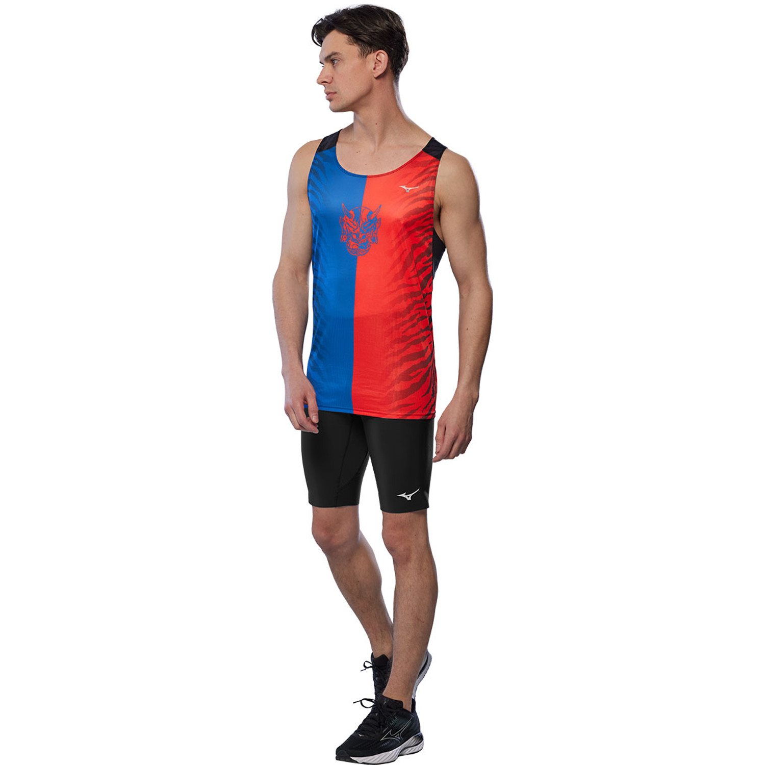 Mizuno Dryaeroflow Graphic Singlet Heren
