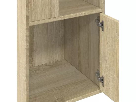 Bibliothèque chêne sonoma 40x36x189 cm bois d'ingénierie