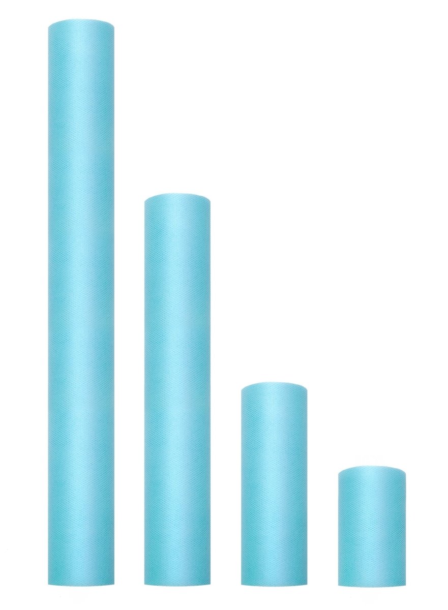Turquoise Tule Rol 15cm 9m