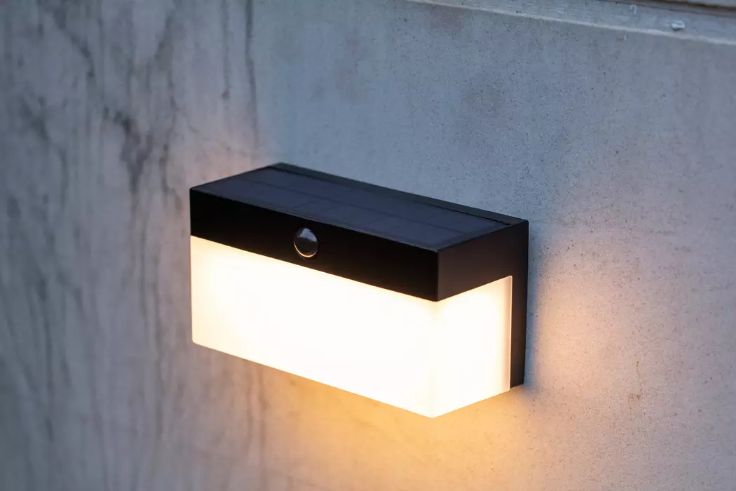 LED-Außensolarwandleuchte Fran
