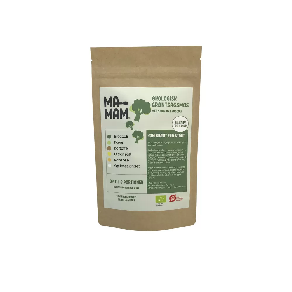 Ma-mam Grøntsagsmos Broccoli - 70 gr.