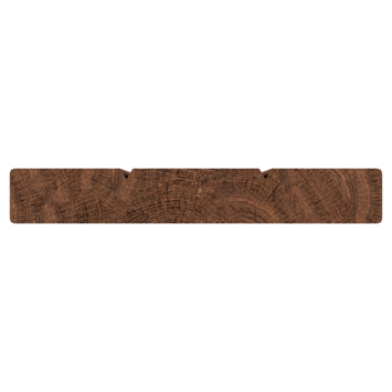 Vlonderplank Hardhout glad ca. 2,8x19 cm, lengte 245 cm