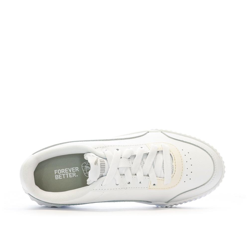 Puma Baskets Blanches Femme Puma Carina Lift