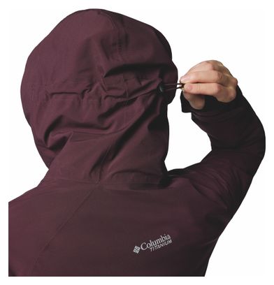 Veste Imperméable Femme Columbia Explorer’s Edge II Violet