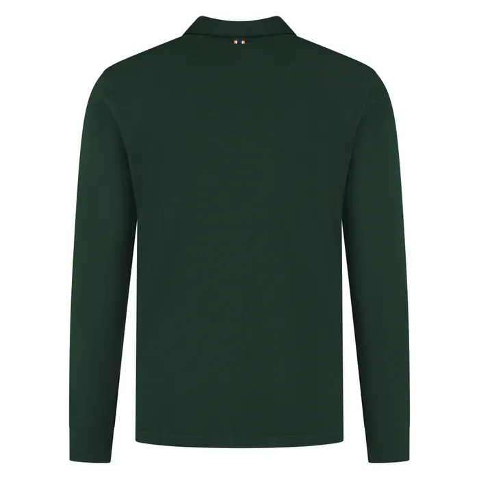 Superdry Cotton Long Sleeve Pique Polo Heren
