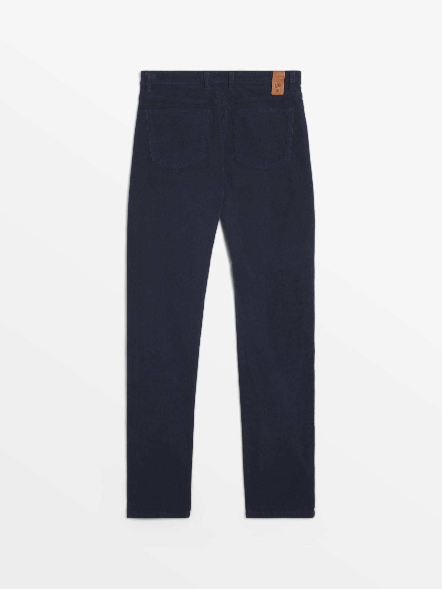 Pantalon Homme Velours Côtelé Marine