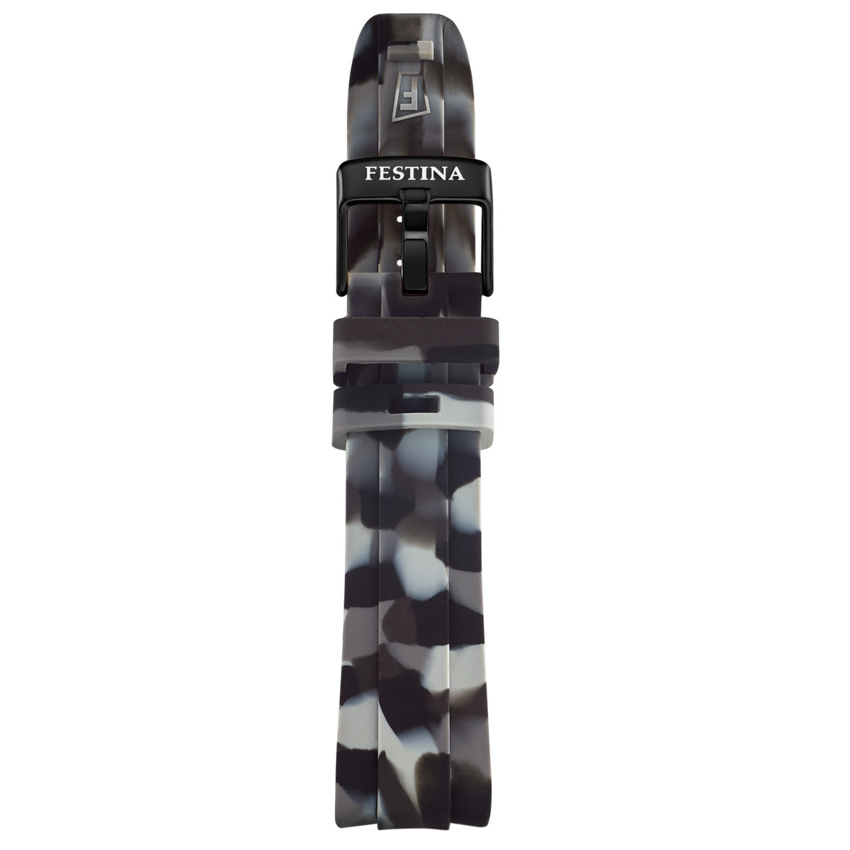 Montre Festina homme connectée bracelet acier motif camouflage