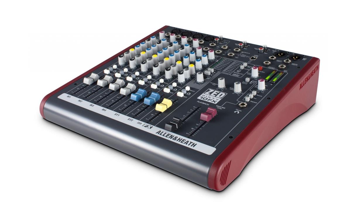 Mischpult ZED60-10FX<br>Mehrzweck-Mischpult mit Effekten für Live-Sound und Recording