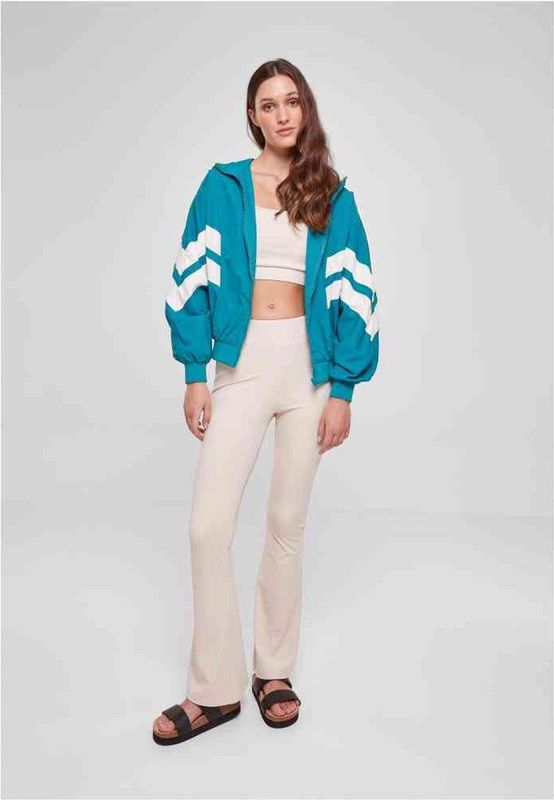 Crinkle Batwing Jacket - Watergreen - 100% Nylon