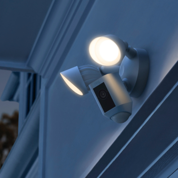 Ring Floodlight Camera Wired Plus Wit