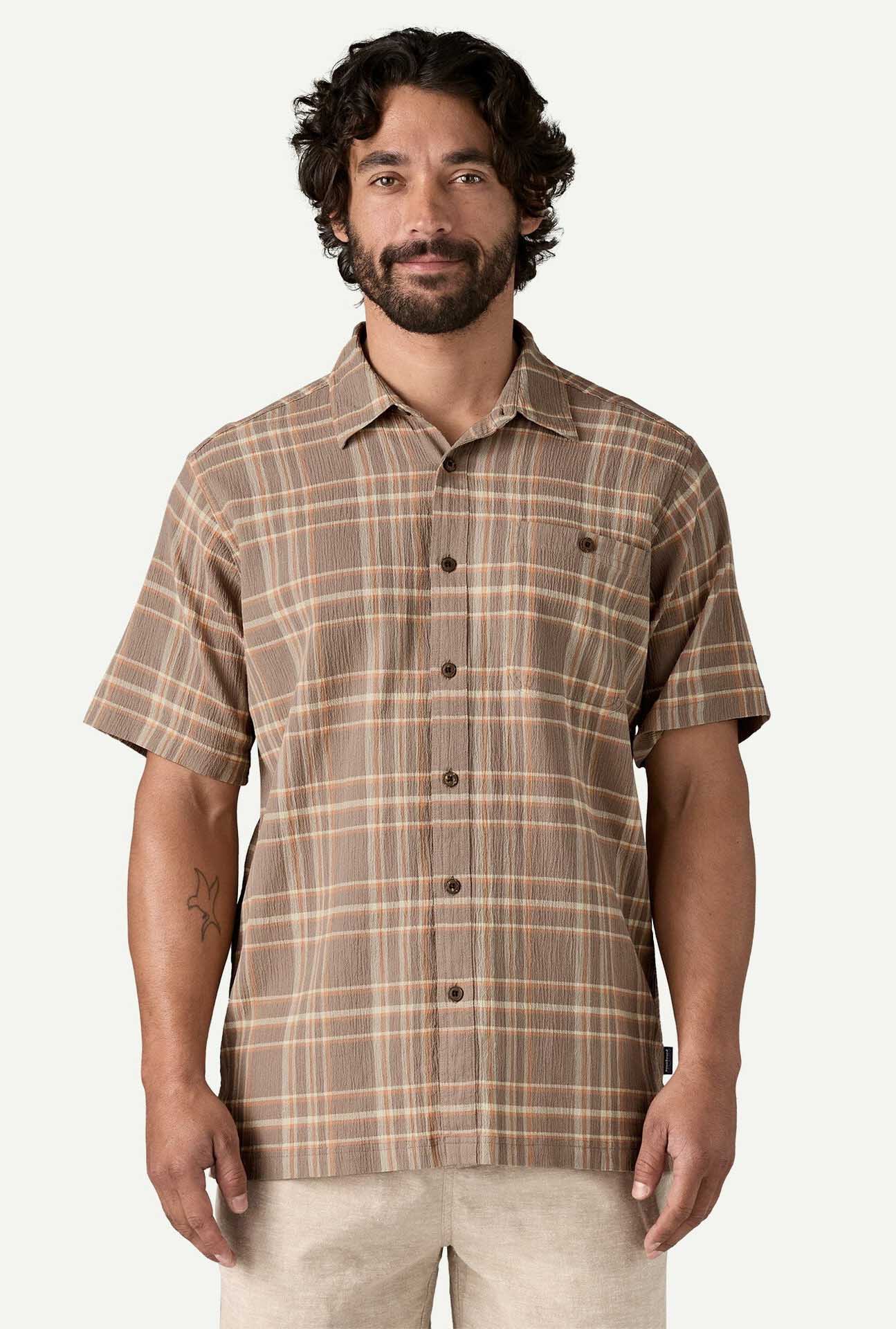 A/C Shirt Herre Bloom: Seabird Grey