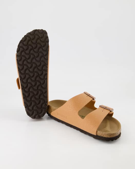 Birkenstock Arizona Vegan Pantoletten in Braun