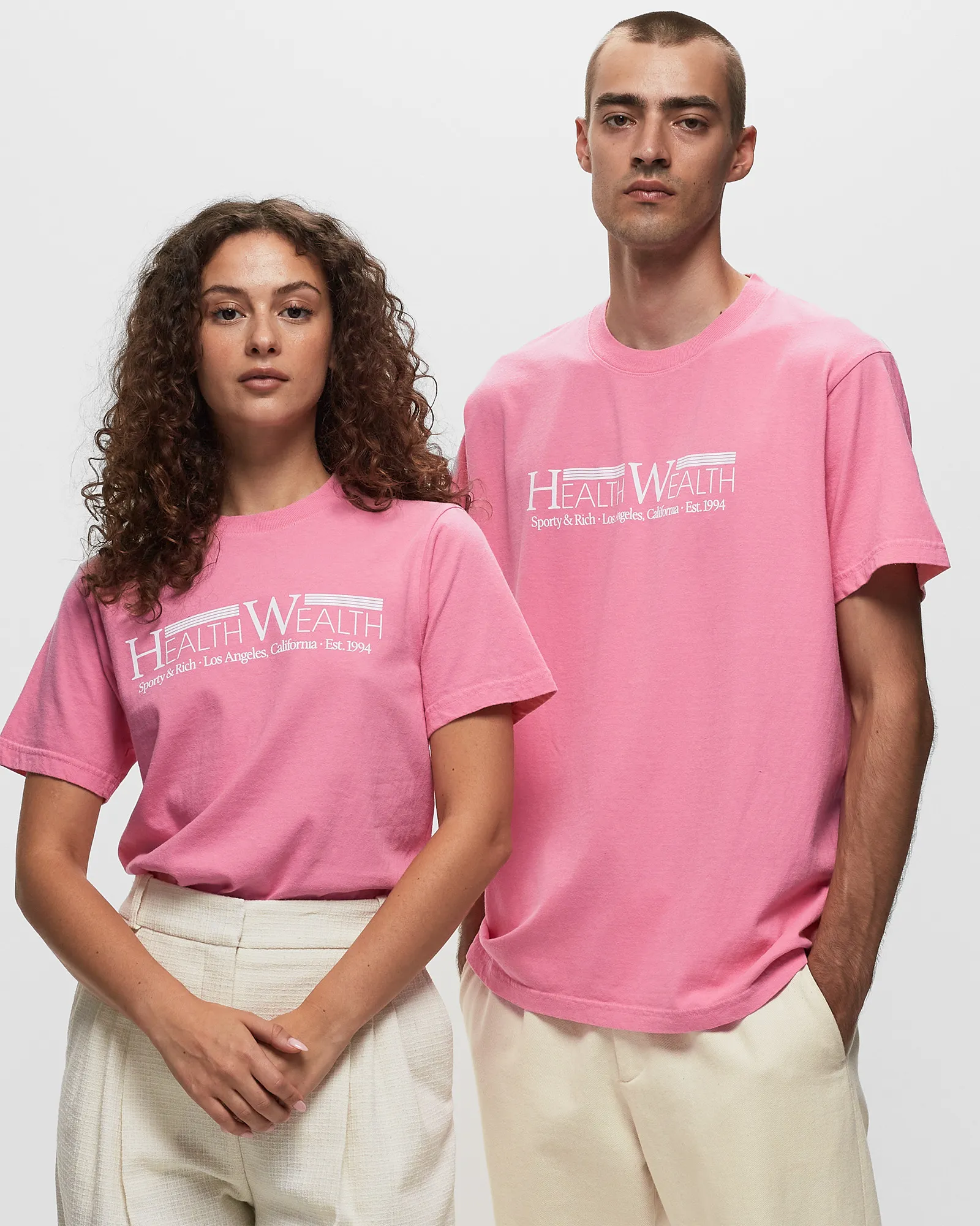 Sporty & Rich HEALTH WEALTH 94 T SHIRT