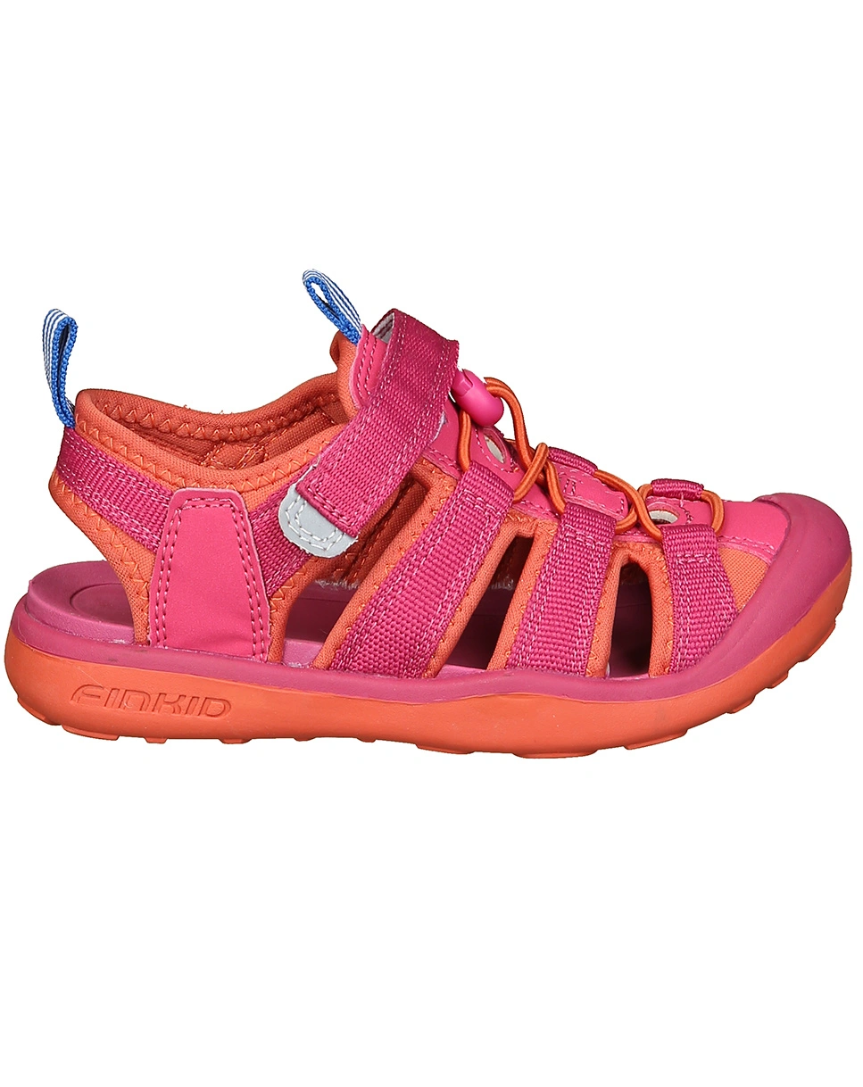 Trekking-Sandalen PELTO mit Zehenschutz in raspberry/red