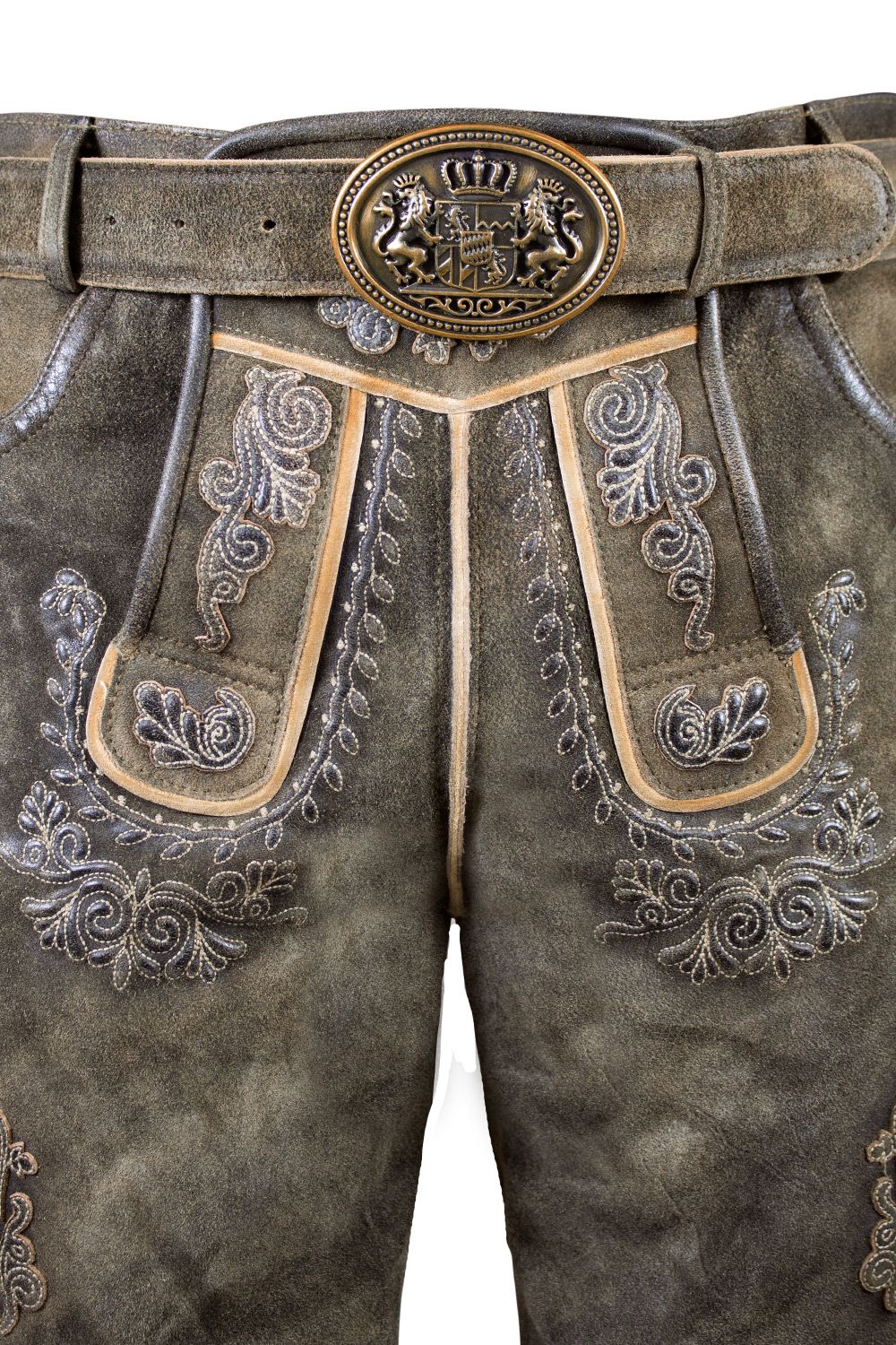 Kurze Wildbock Lederhose Marcel