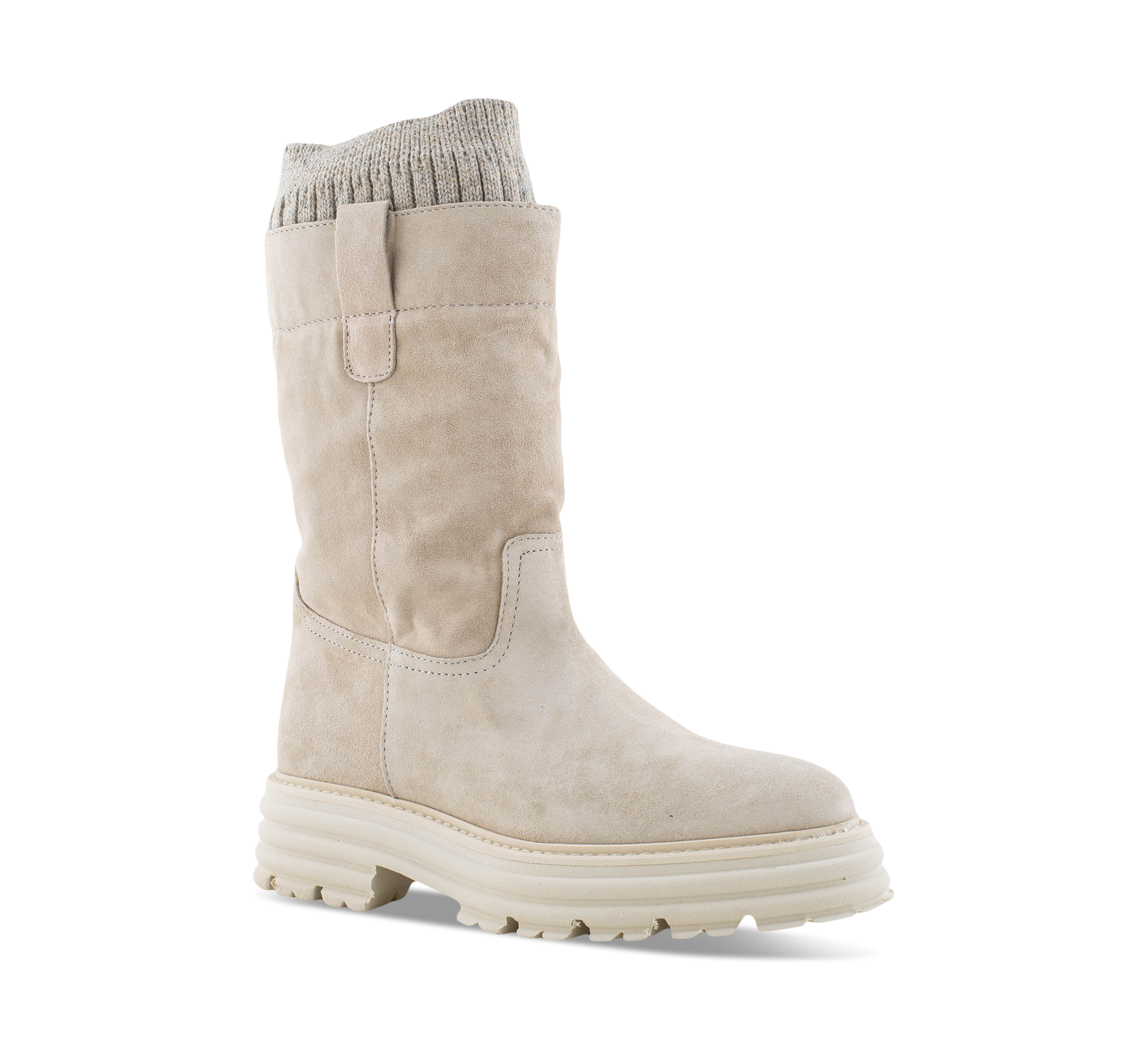 1874 by Walder Klassische Stiefelette grau