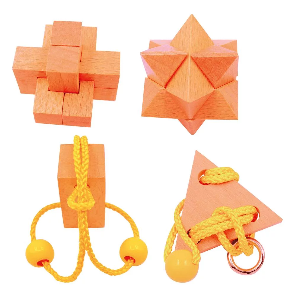 SET DE 4 CASSE-TETES BOIS EXPERT