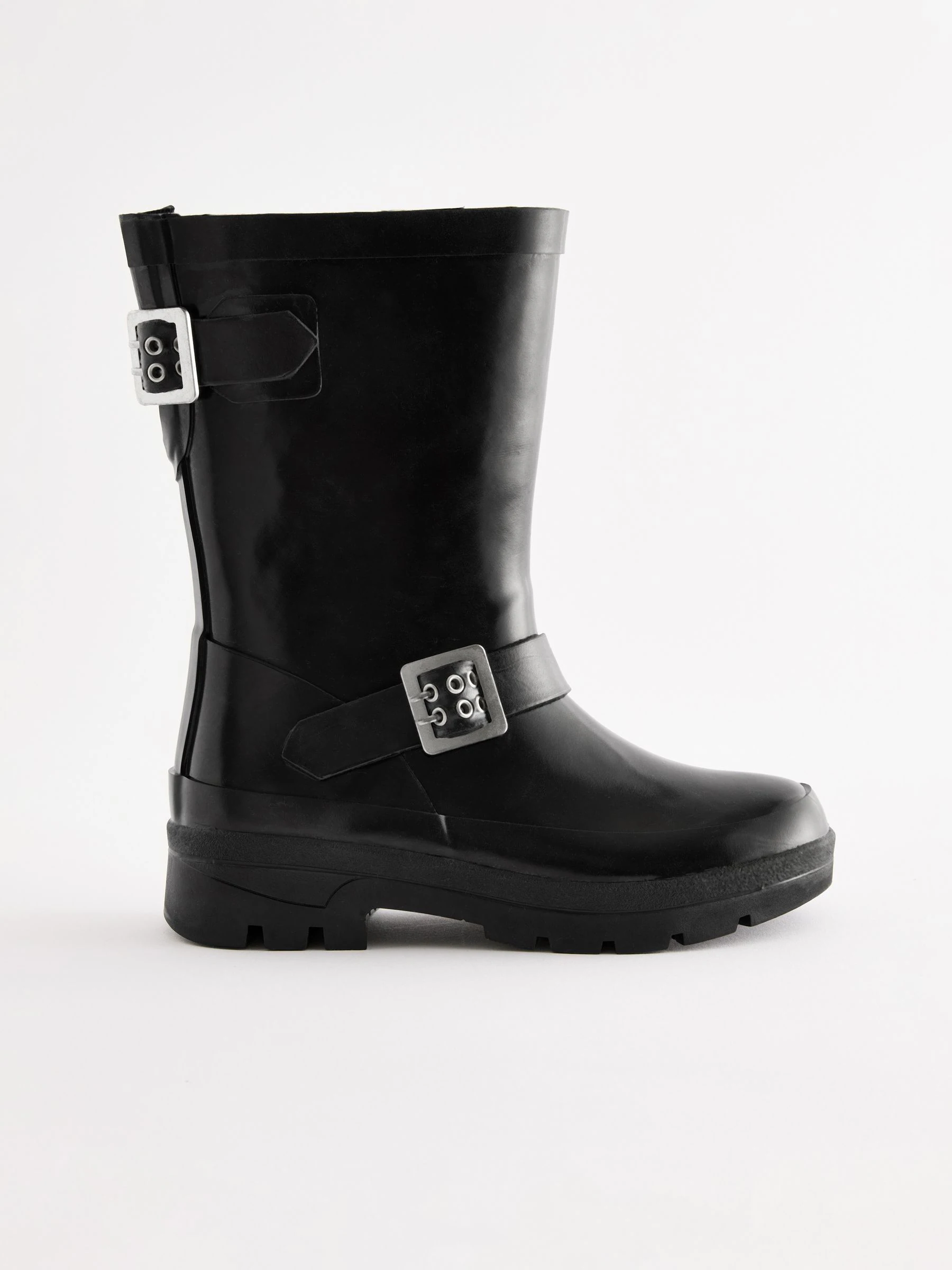 Zwart - Biker Wellies