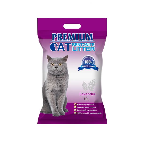 Haisenpet Areia Bentonite Aglomerante Lavanda 10L