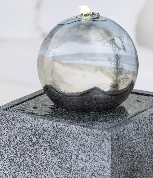Dehner Edelstahl-Gartenbrunnen Kioto, ca.