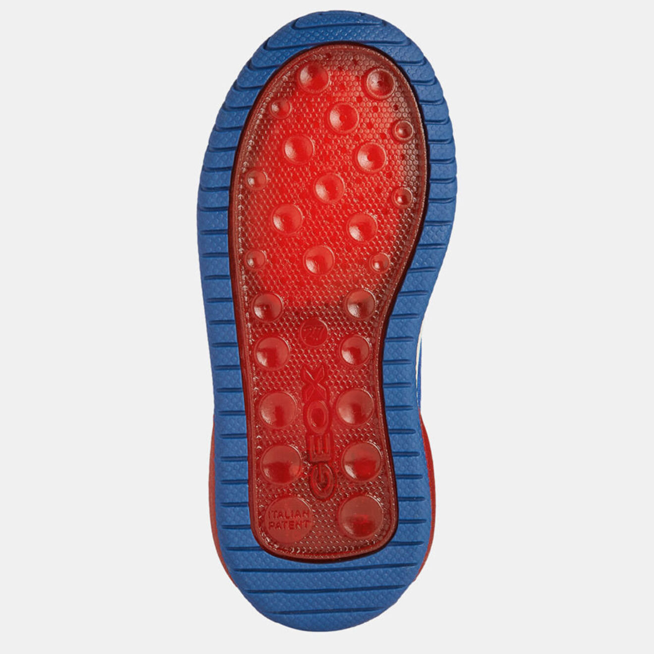 Geox Baskets Inek Mario Geox x Super Mario à scratchs bleu/rouge