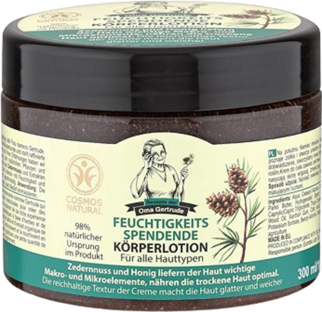 Rezepte der Oma Gertrude  Feuchtigkeitsspendende Körperlotion, 300 ml