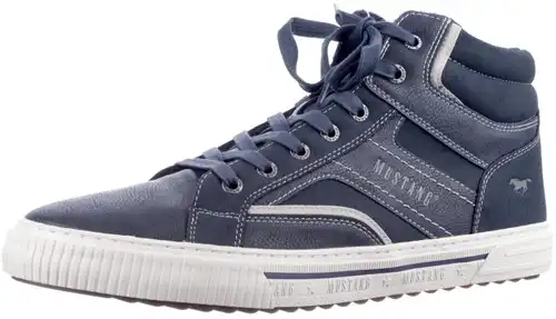 Mustang blauw 15M0041002 - maat 47 veterboot blauw - maat 47 Calandschoen