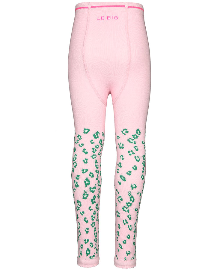 Leggings SERENA mit Leomuster in rosa