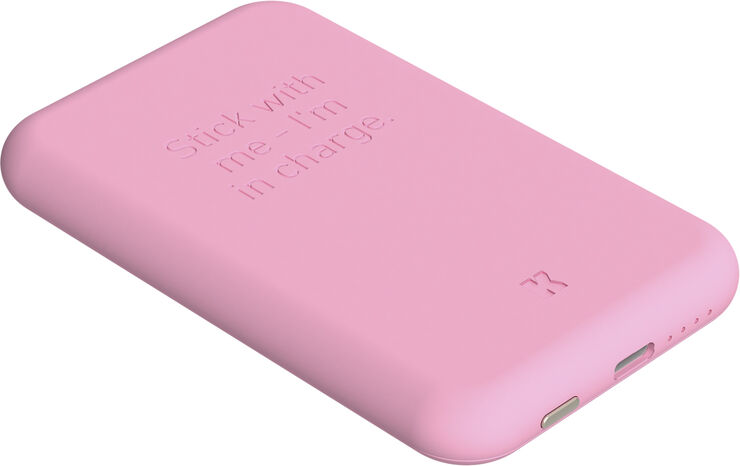 Kreafunk toCHARGE QI - Fresh Pink Lyserød