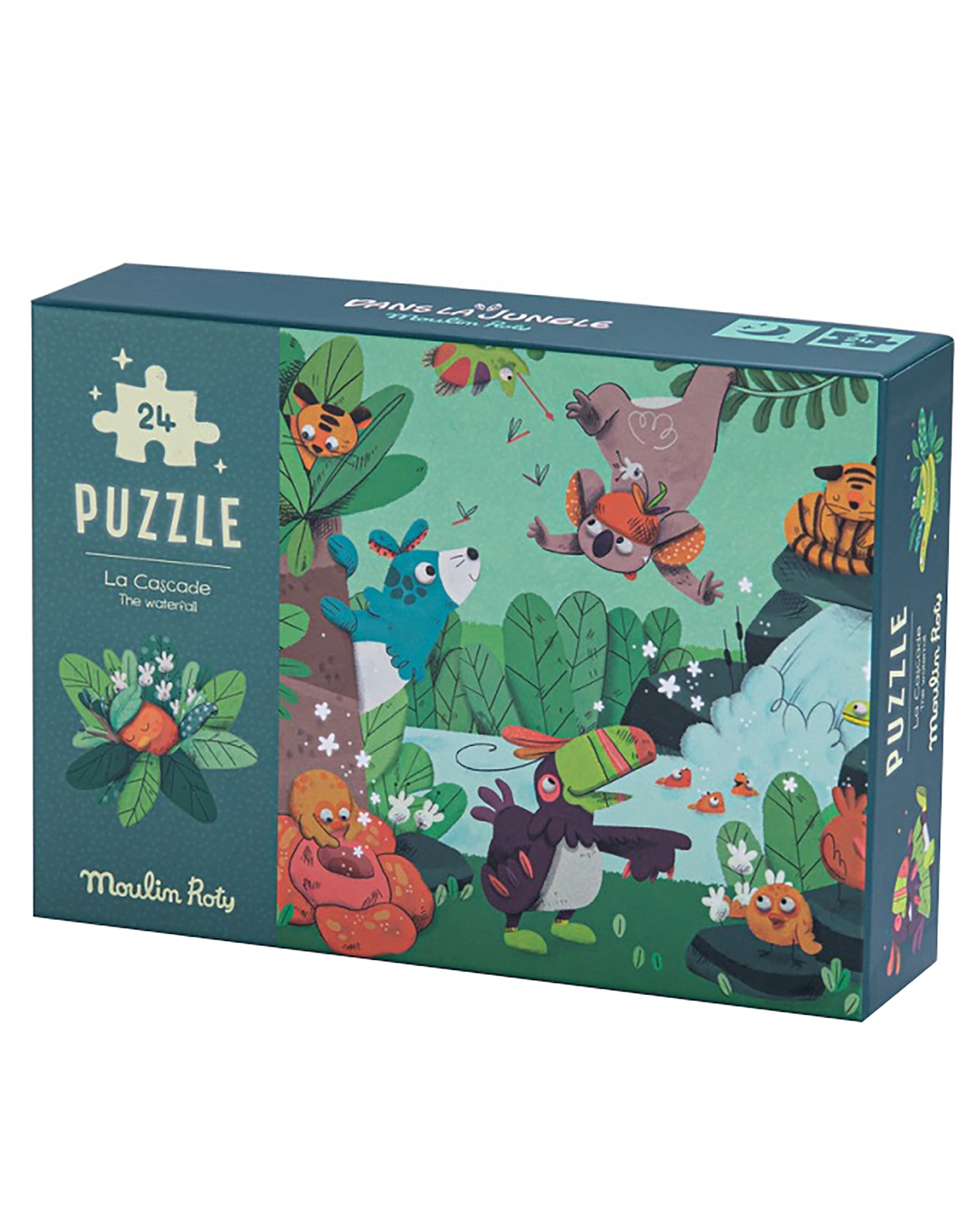Puzzle WASSERFALL (24 Teile) nachtleuchtend