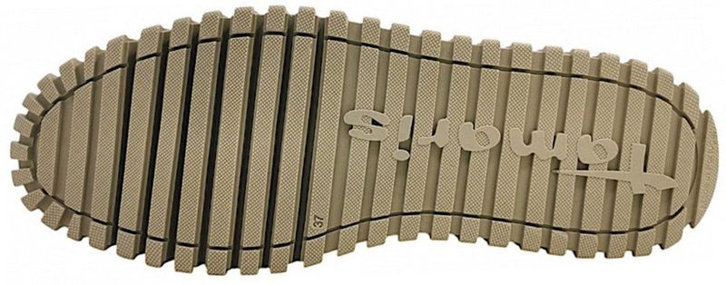 Tamaris - Flotter Schnürboot - Beige - Laarzen - Nubuckleer - Uitneembare Binnenzool