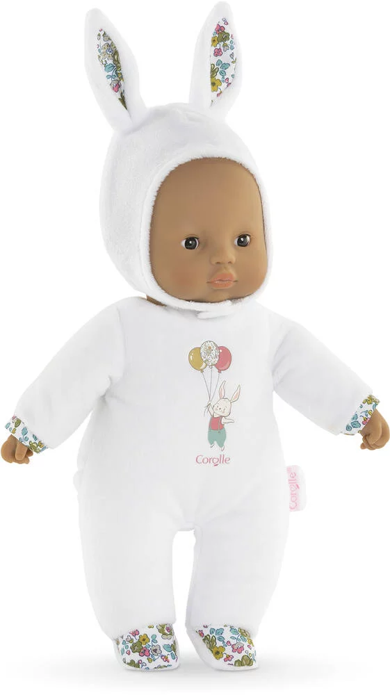 DOUDOU PTI' CŒUR LAPIN BLANC - COROLLE MON DOUDOU