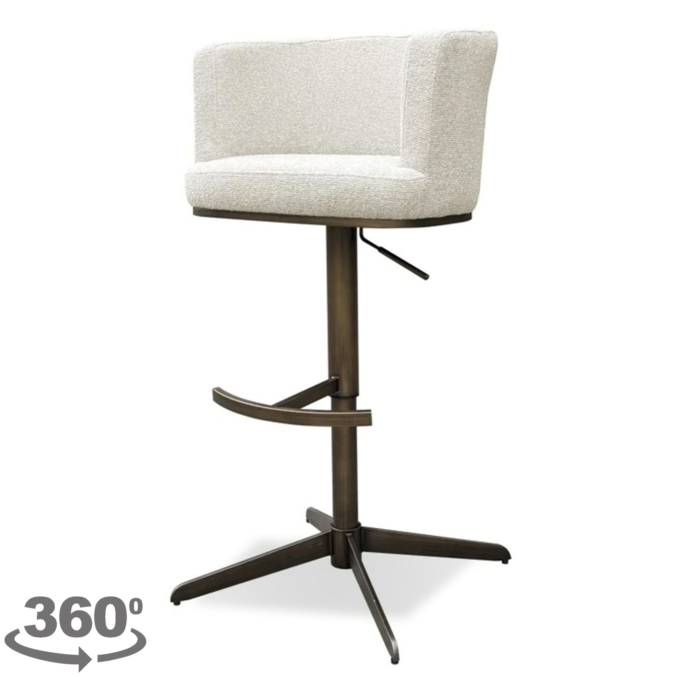 Barstoel S4784 Biscotti Cheyenne B55 x D52 x H77 cm