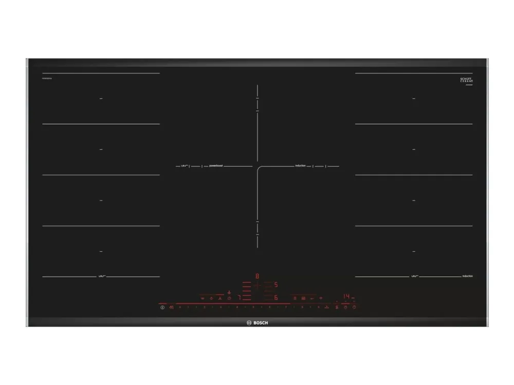 Bosch Serie 8 PXV975DV1E med HomeConnect og PowerBoost og FlexInductions og PerfectFry stegsensor