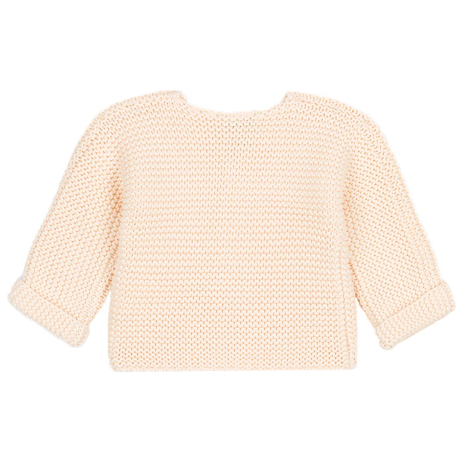 Petit Bateau Strickjacke beige avalanche