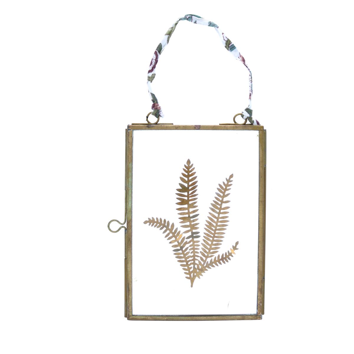 Cadre moyen doré feuille en laiton Atelier jasmin