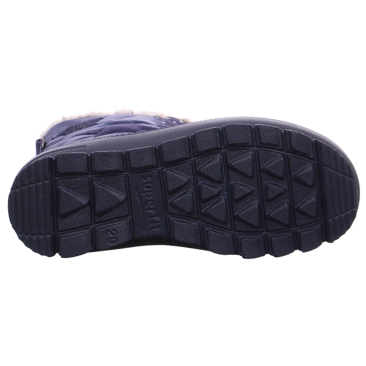 SUPERFIT Kleinkinder-Winterstiefel Dunkelblau Textil  Stiefel
