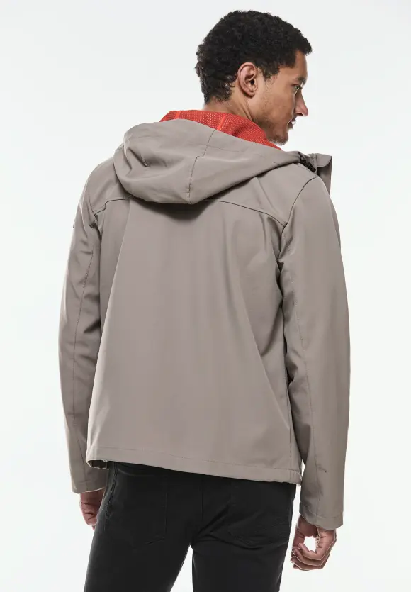 Sportive Funktionsjacke - timber brown