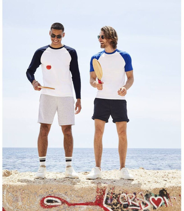 Fruit of the Loom SC238 - T-Shirt Manches Longues Homme 100% Coton