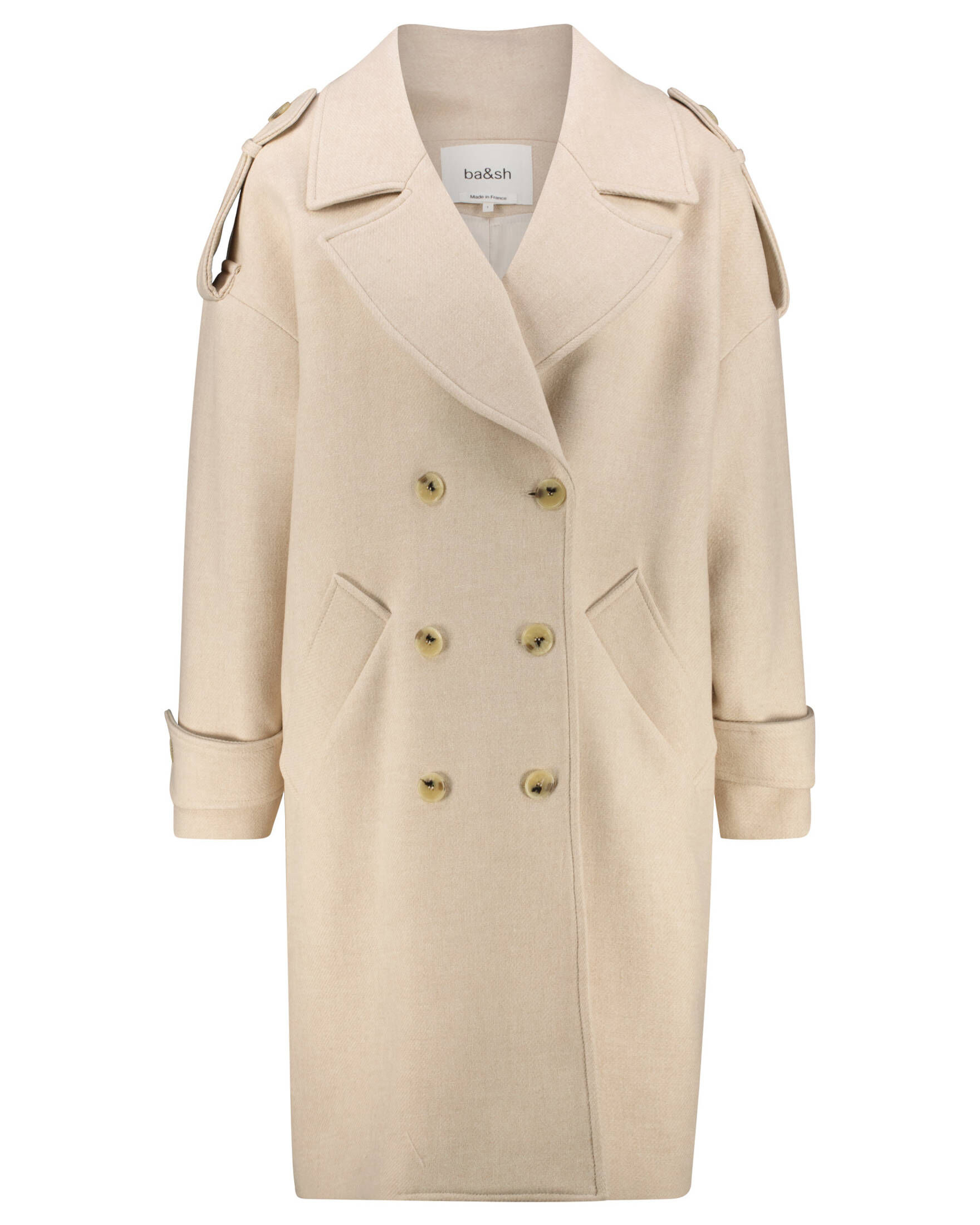 ba&sh| Damen Mantel TONIO mit Wolle