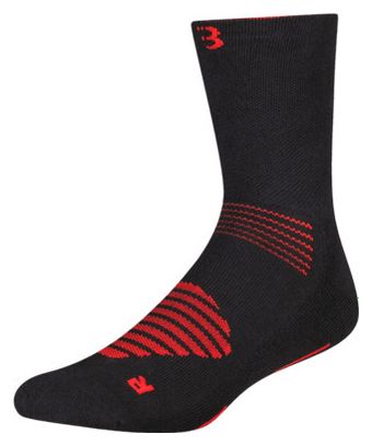 Chaussettes BBB InFraRouge FIRFeet Noir / Rouge