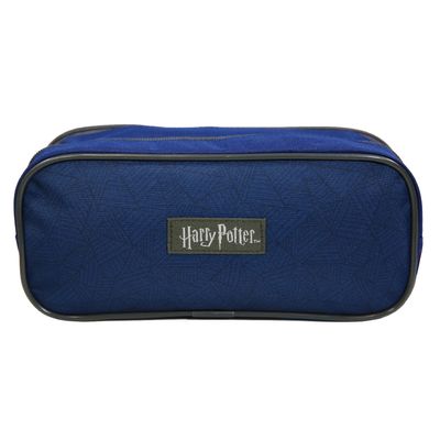Trousse rectangulaire Harry Potter - 2 compartiments - bleu - Bagtrotter