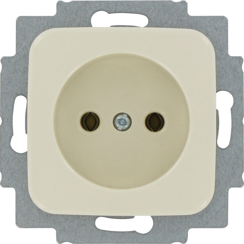 Busch-Jaeger Reflex SI wandcontactdoos inbouw Glanzend crème