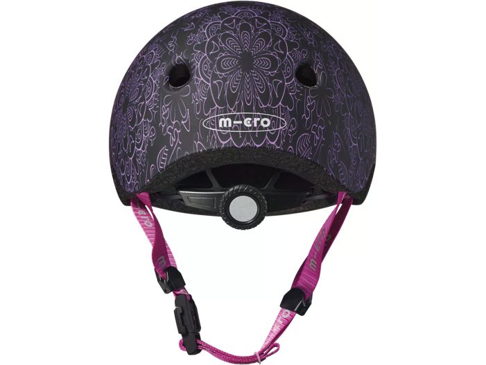 Micro Mobility Helm Mandala Pink, M Scooter und Fahrradhelm für Kinder