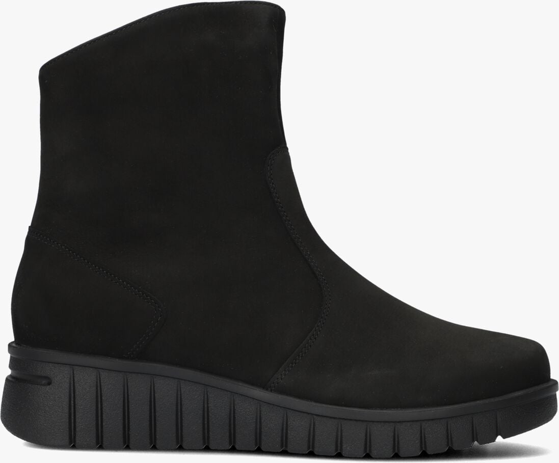 zwarte hartjes enkelboots nub h booty