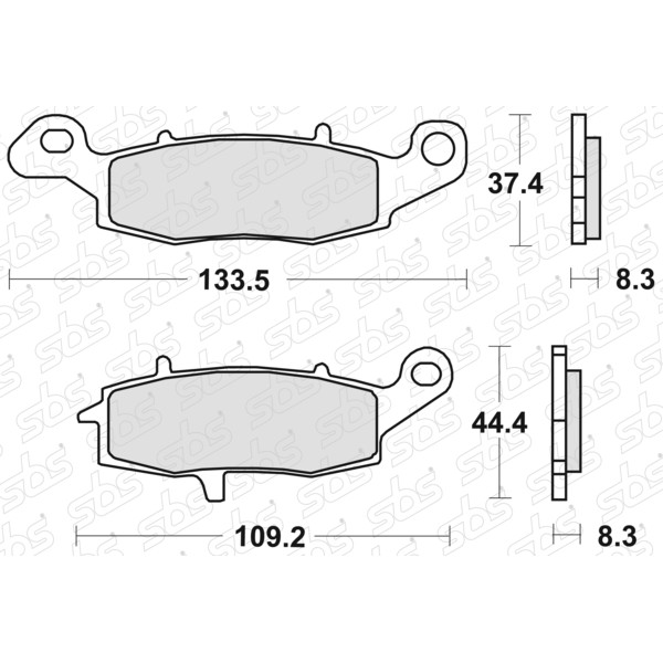 SBS - Plaquettes de frein 704 SP