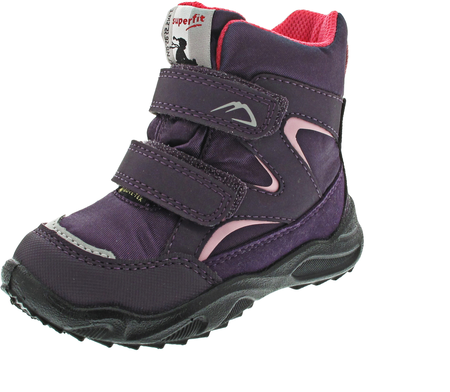 Superfit GLACIER Klettlauflernstiefel GTX lila