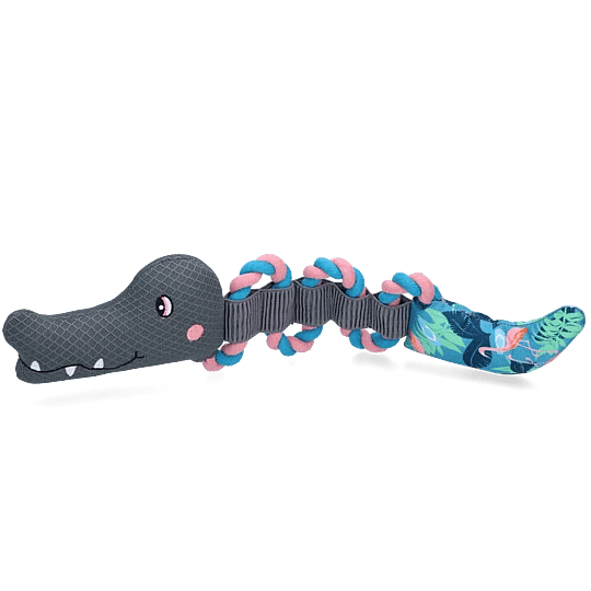 Coolpets Pull Me Crocky Rope | Flamingo | 12342.1